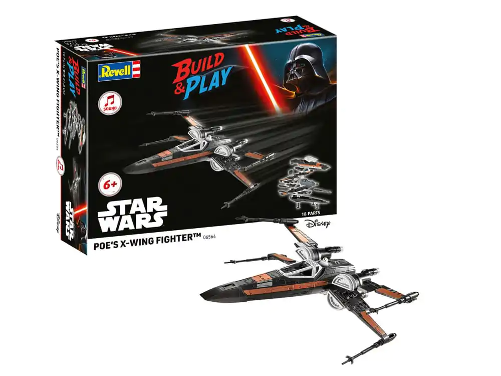 Star Wars Model Kit 1/78 Poe's X-Wing Fighter 22 cm fotografija proizvoda