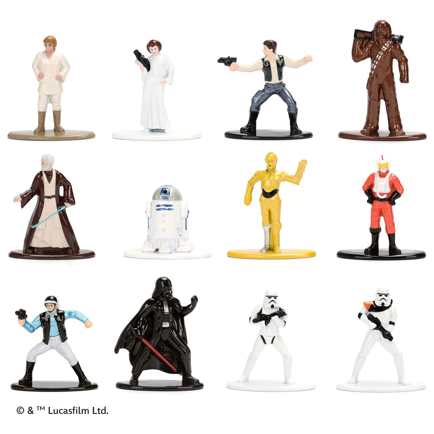 Star Wars pakiranje od 12 metalfigs figurica 4cm fotografija proizvoda