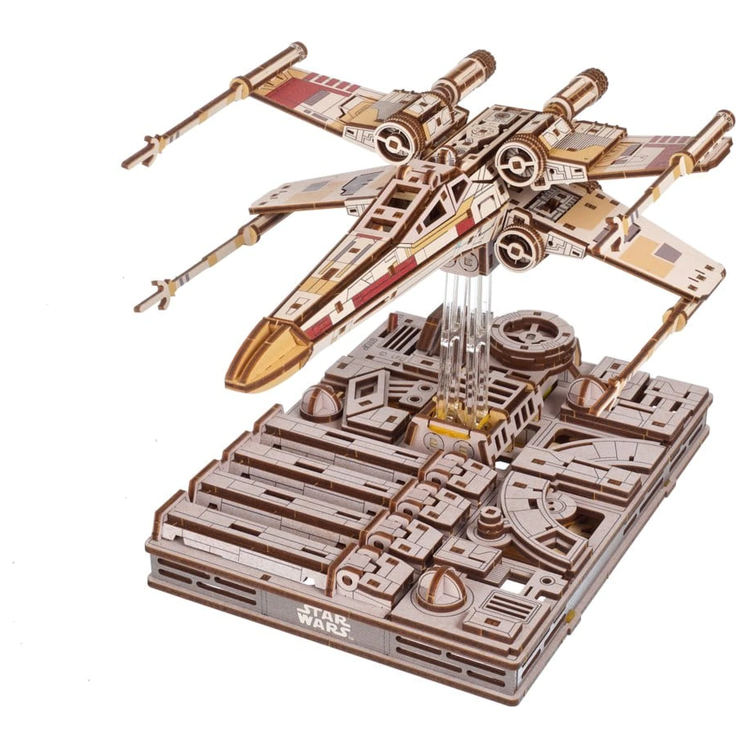 Star Wars 3D drvena slagalica X-Wing Starfighter Lukea Skywalkera fotografija proizvoda