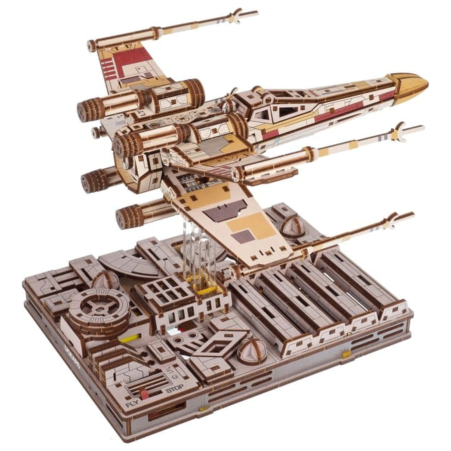 Star Wars 3D drvena slagalica X-Wing Starfighter Lukea Skywalkera fotografija proizvoda