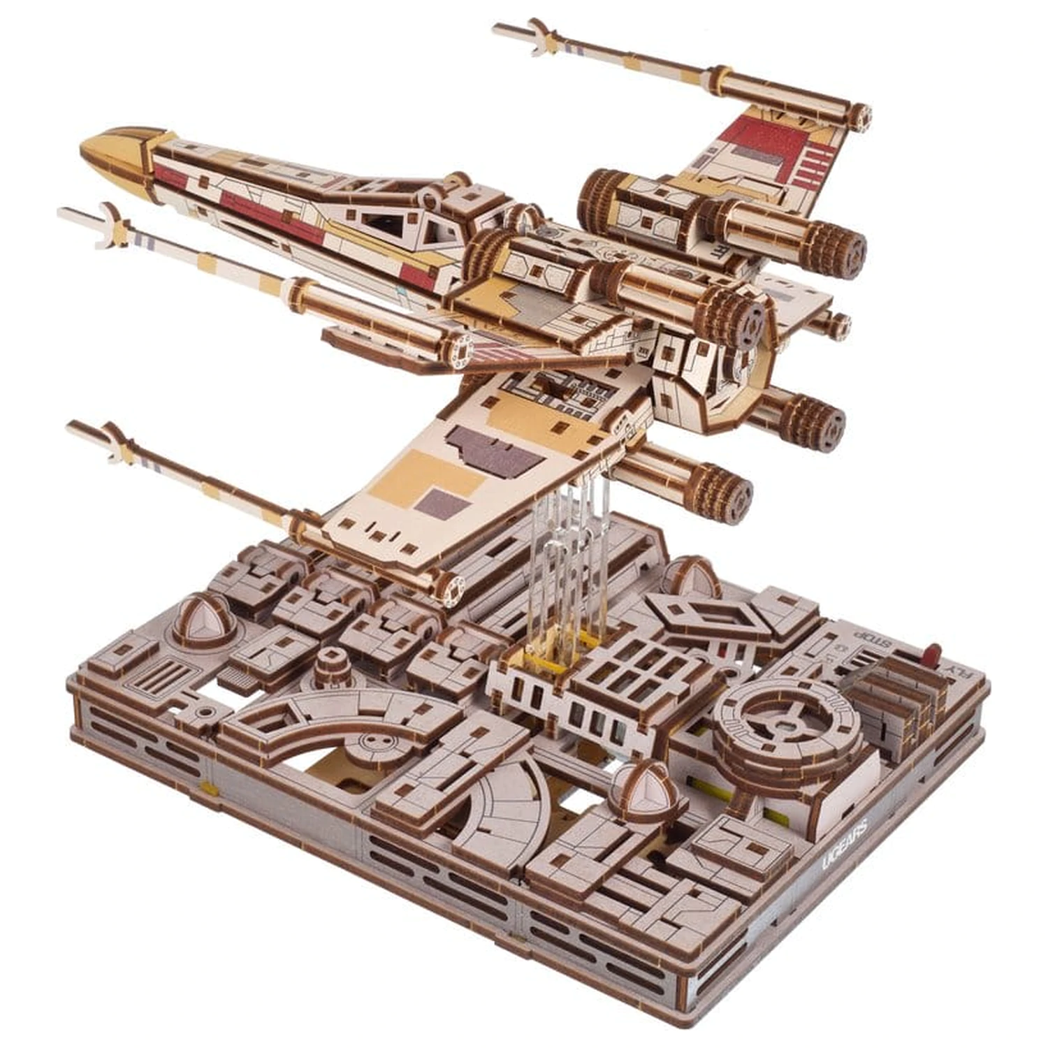 Star Wars 3D drvena slagalica X-Wing Starfighter Lukea Skywalkera fotografija proizvoda
