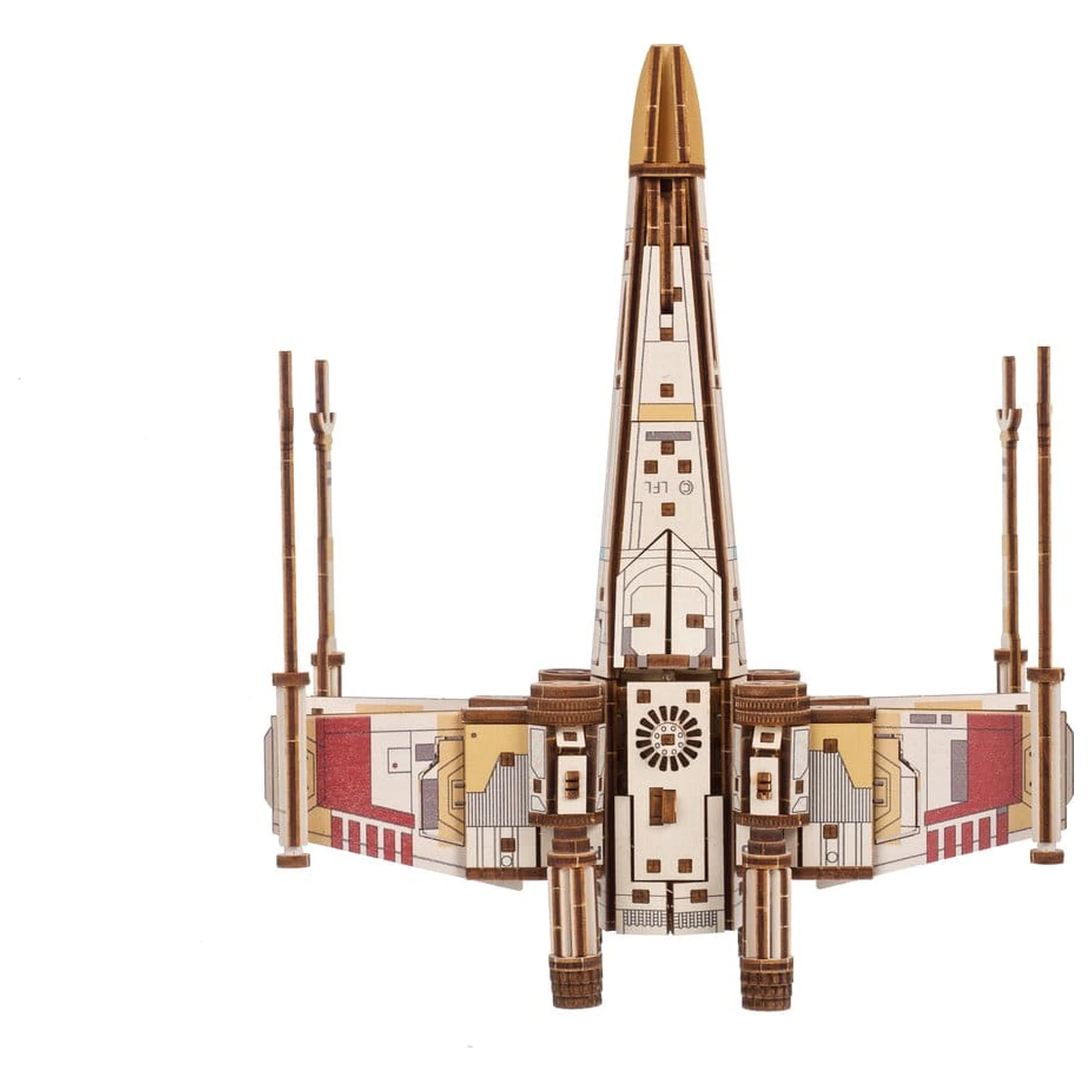 Star Wars 3D drvena slagalica X-Wing Starfighter Lukea Skywalkera fotografija proizvoda