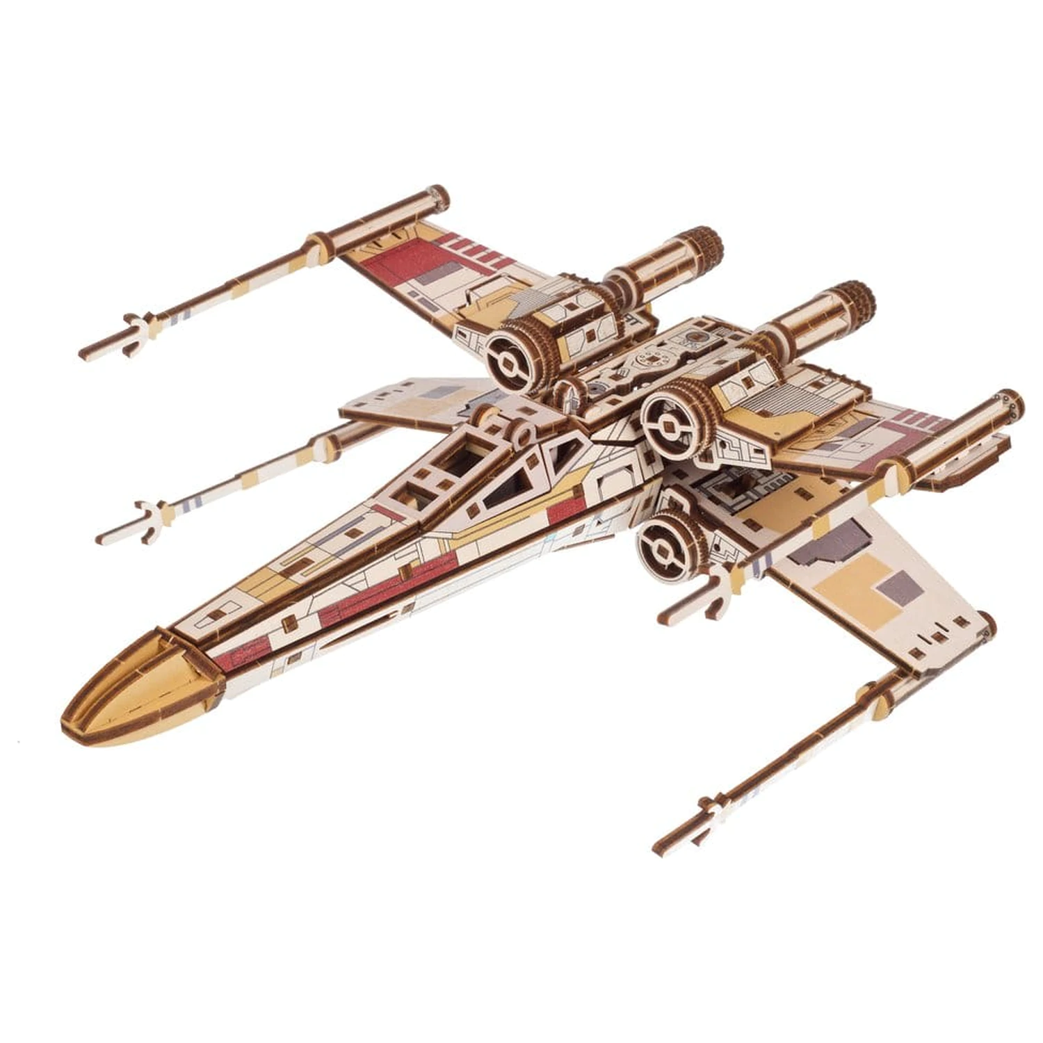 Star Wars 3D drvena slagalica X-Wing Starfighter Lukea Skywalkera fotografija proizvoda
