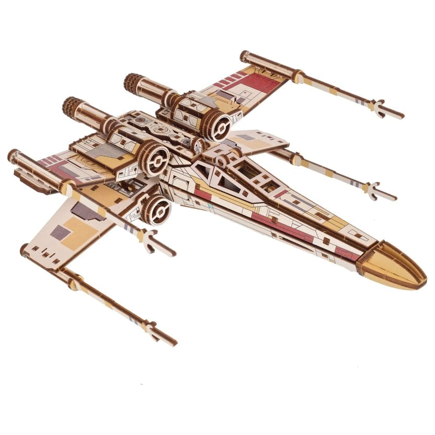 Star Wars 3D drvena slagalica X-Wing Starfighter Lukea Skywalkera fotografija proizvoda