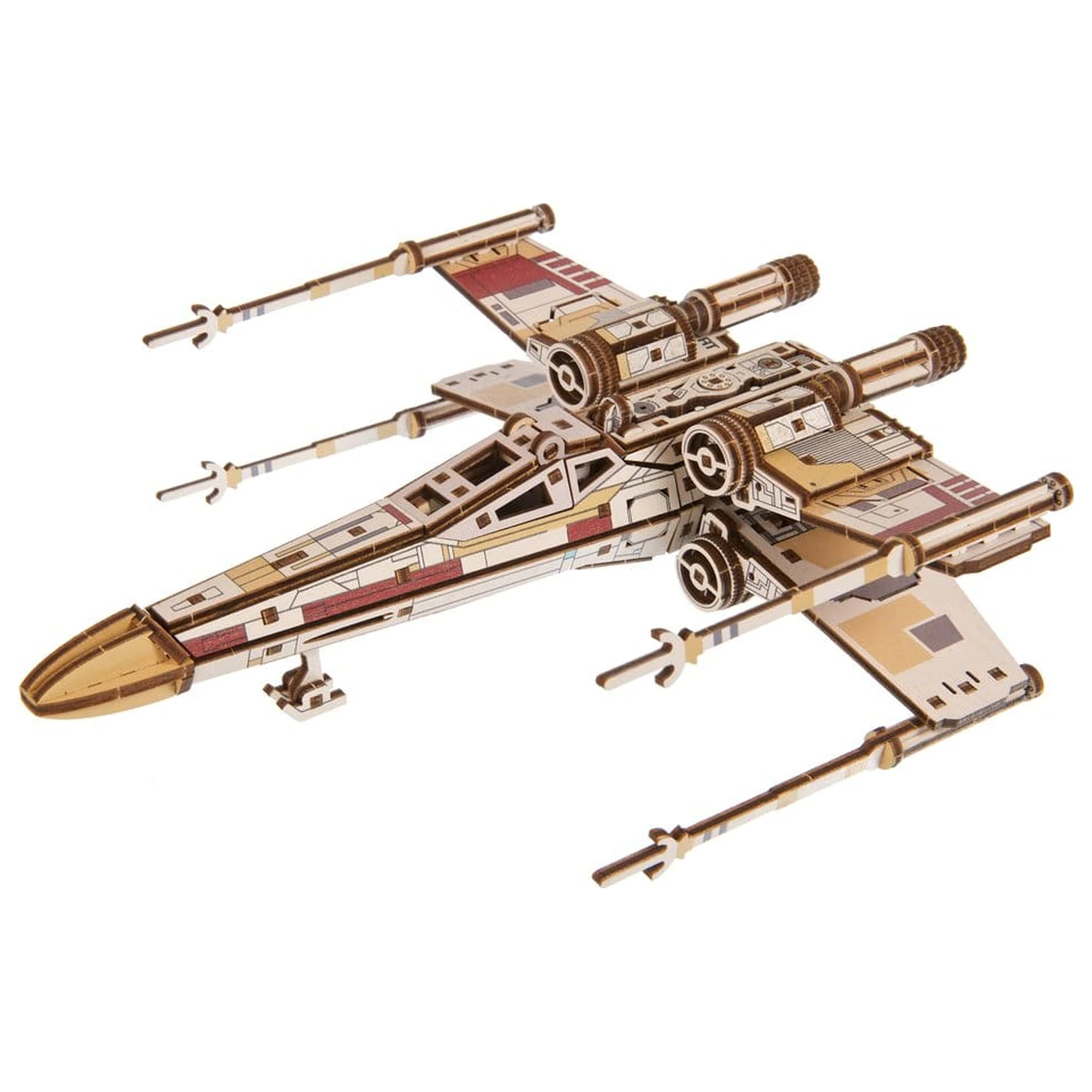 Star Wars 3D drvena slagalica X-Wing Starfighter Lukea Skywalkera fotografija proizvoda