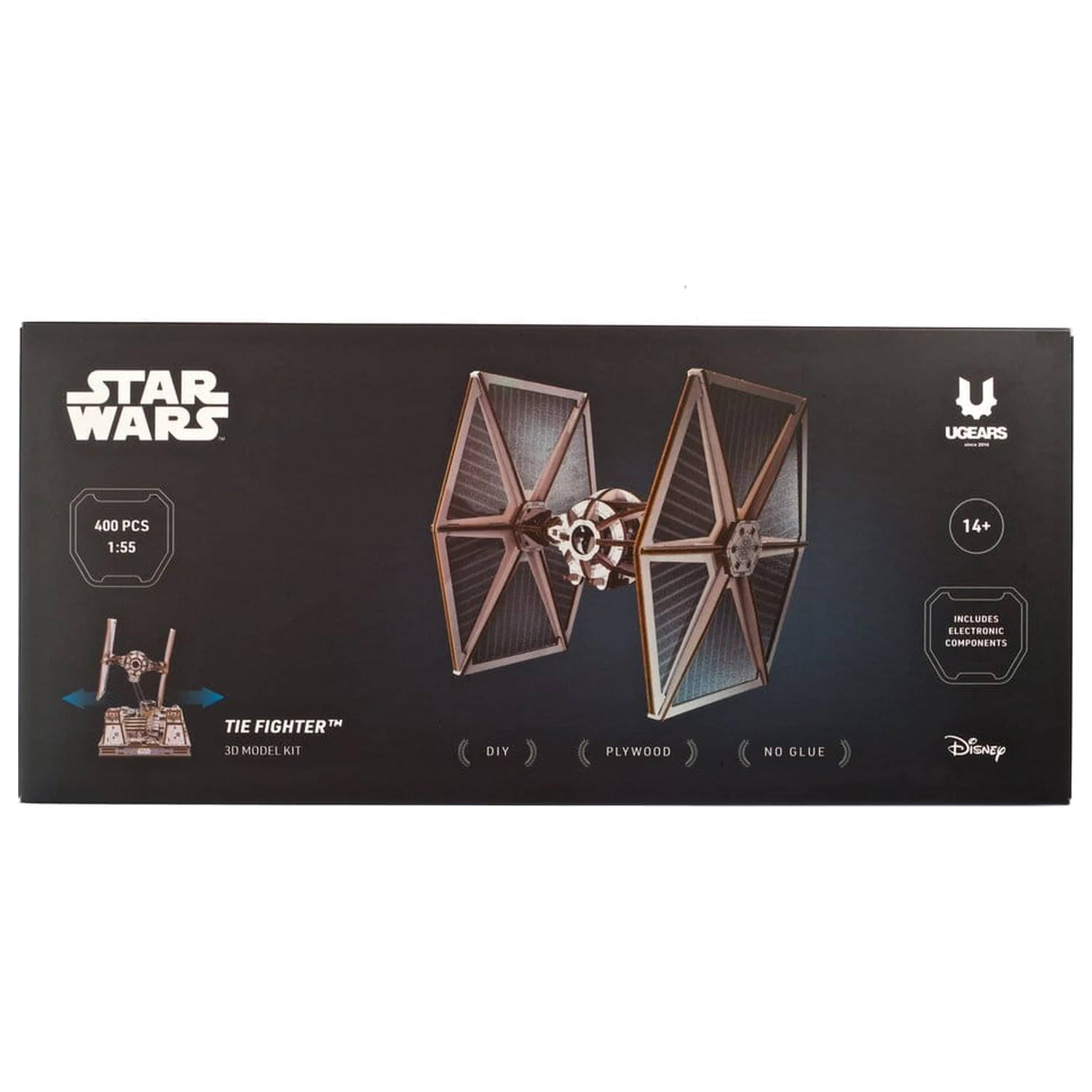 Star Wars 3D drvena slagalica TIE Fighter fotografija proizvoda