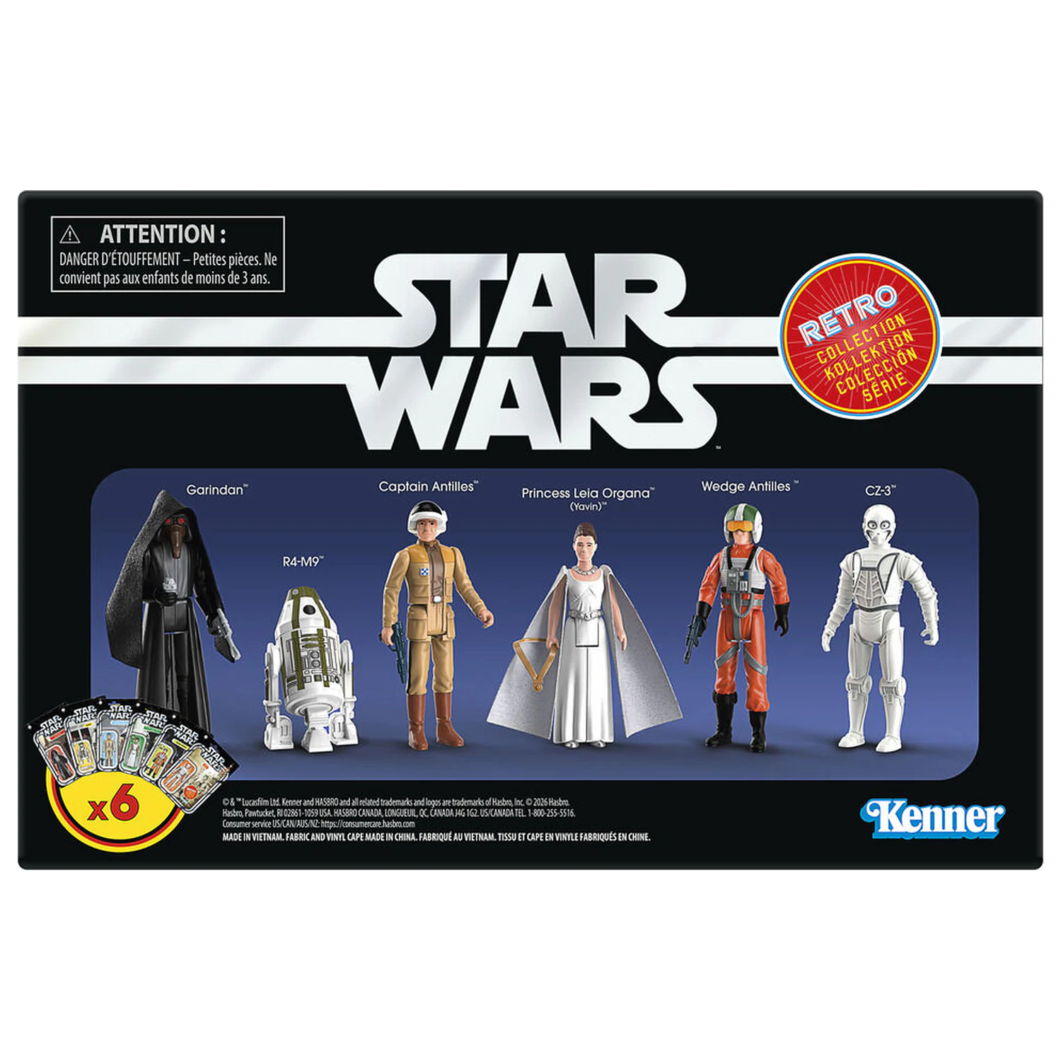 Star Wars: A New Hope Retro Collection set od 6 figura, 9,5 cm fotografija proizvoda