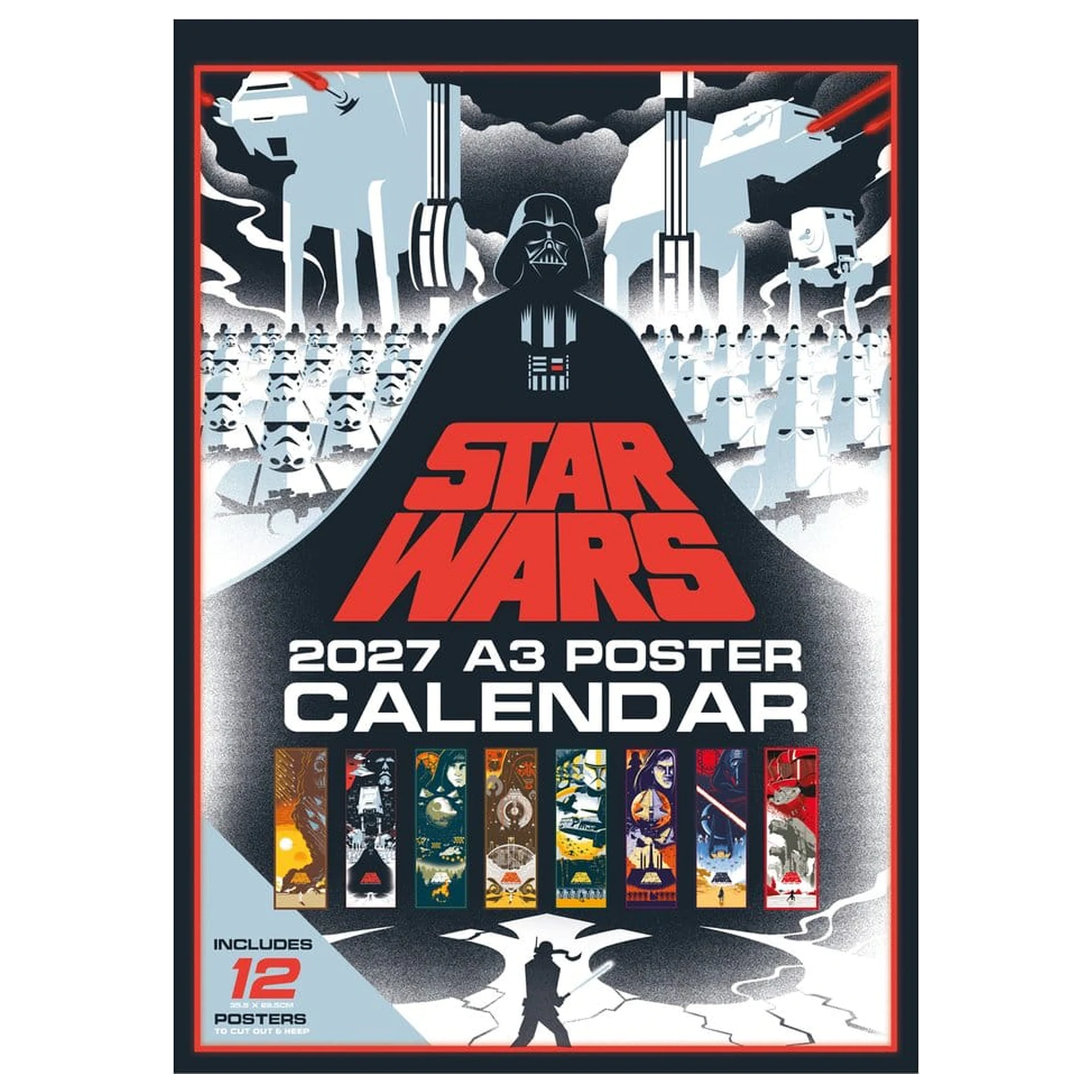 Star Wars Kalendar A3 Poster 2027 fotografija proizvoda
