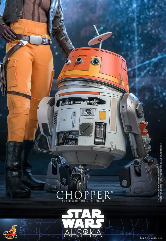 Star Wars: Ahsoka akcijska figura 1/6 Chopper 18 cm fotografija proizvoda