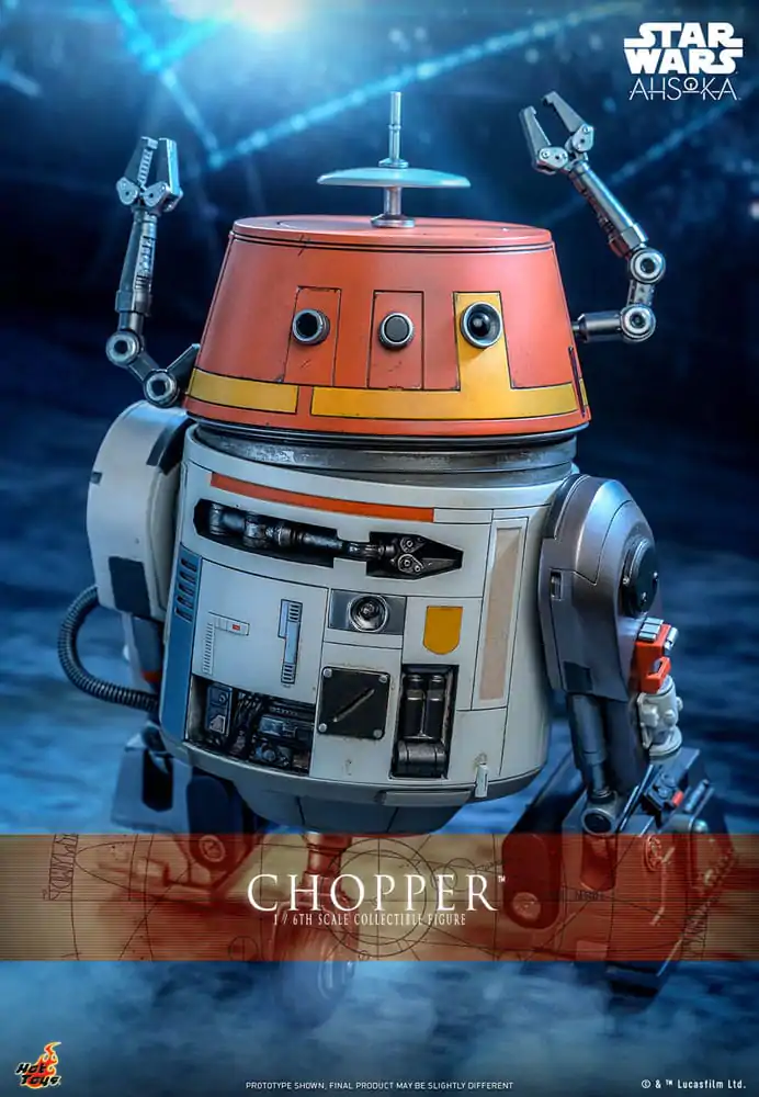 Star Wars: Ahsoka akcijska figura 1/6 Chopper 18 cm fotografija proizvoda