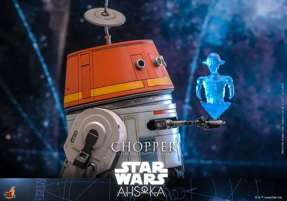 Star Wars: Ahsoka akcijska figura 1/6 Chopper 18 cm fotografija proizvoda