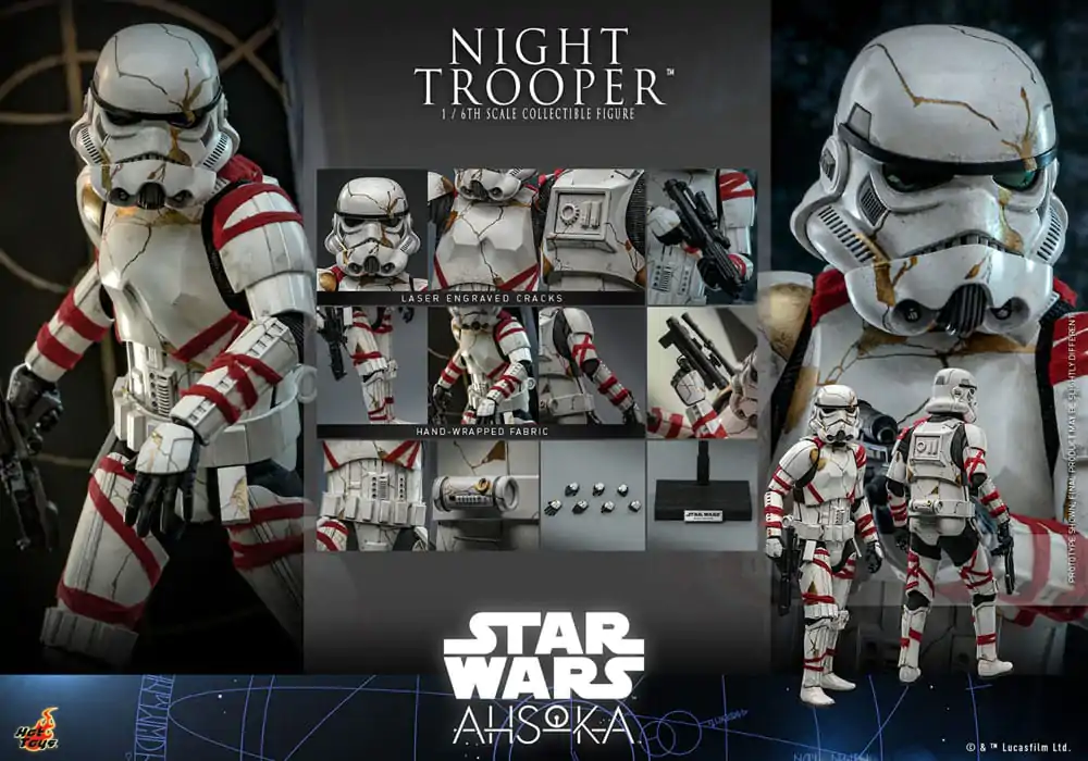 Star Wars: Ahsoka akcijska figura 1/6 Night Trooper 31 cm fotografija proizvoda