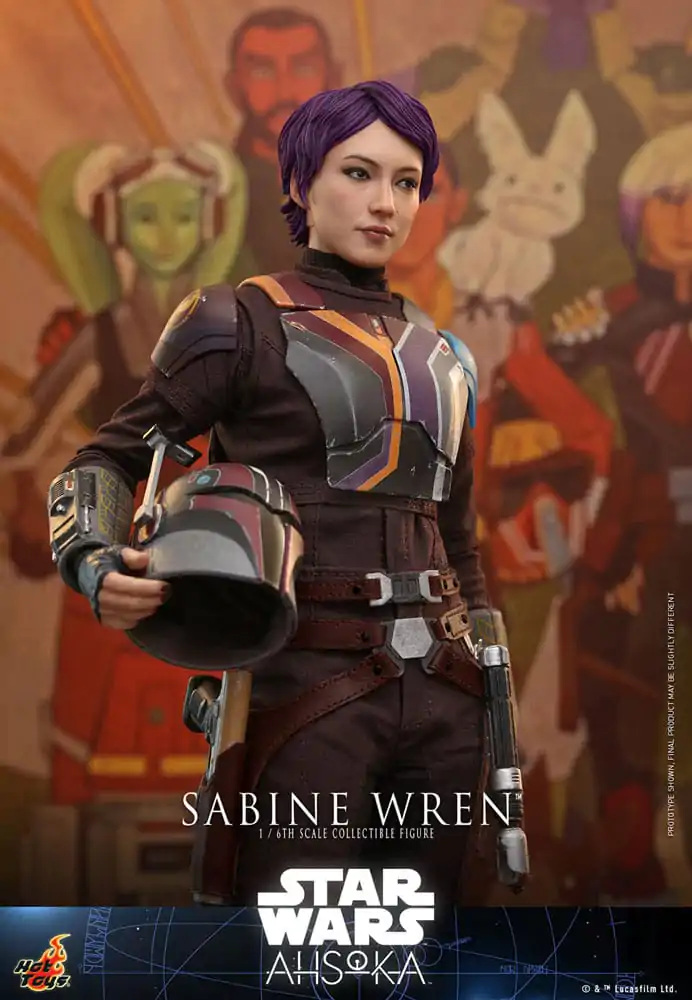 Star Wars: Ahsoka akcijska figura 1/6 Sabine Wren 28 cm fotografija proizvoda