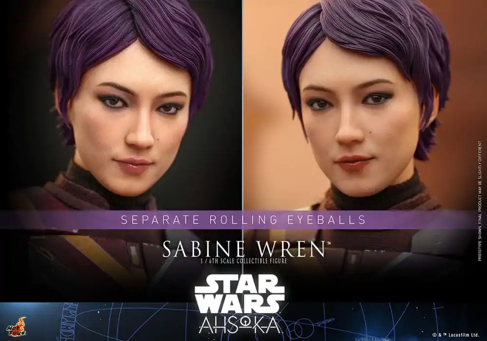 Star Wars: Ahsoka akcijska figura 1/6 Sabine Wren 28 cm fotografija proizvoda