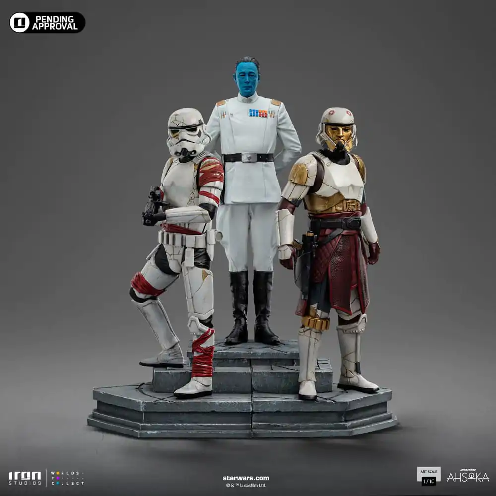 Star Wars Ahsoka Art Scale kip 1/10 Grand Admiral Thrawn 25 cm fotografija proizvoda