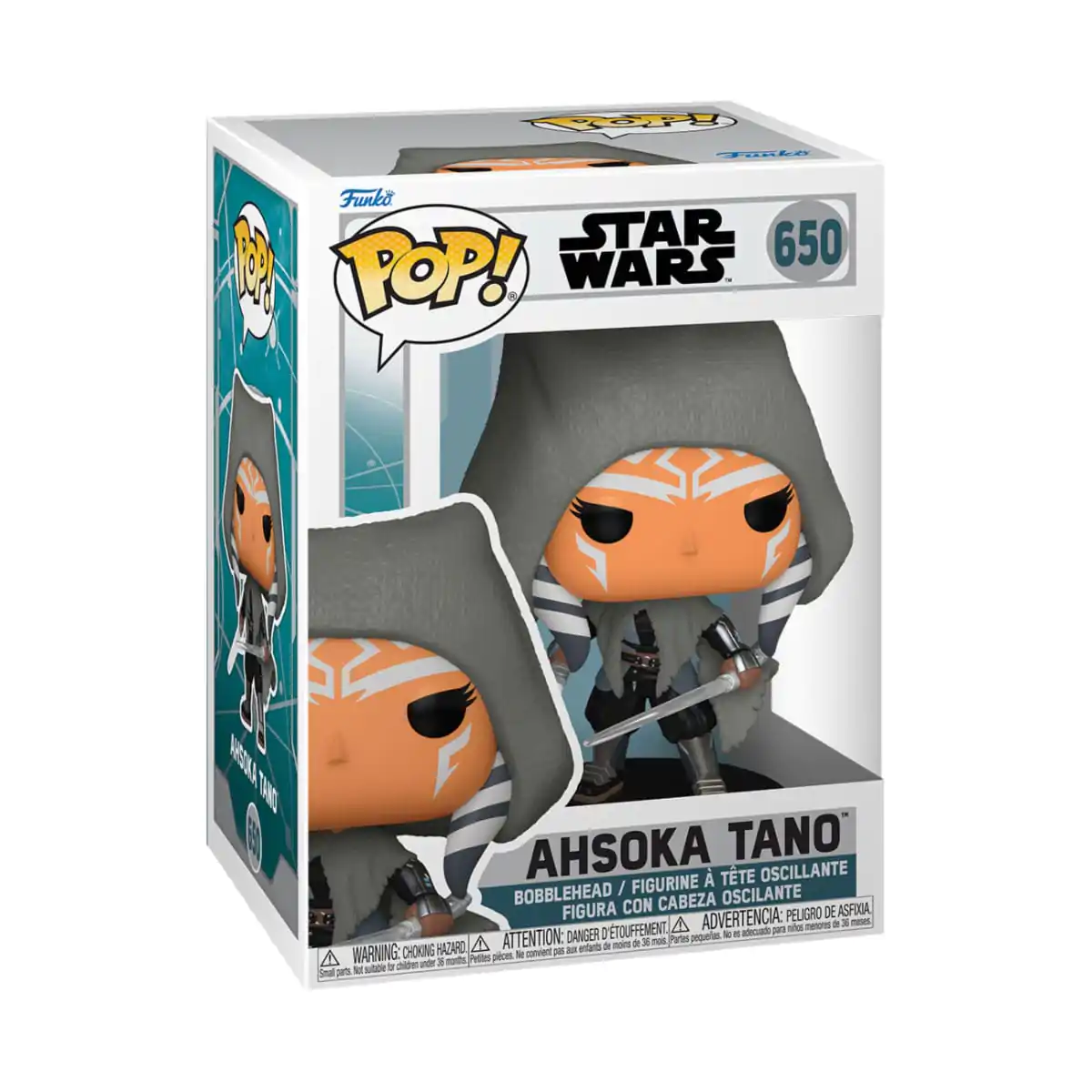 Star Wars: Ahsoka POP! Vinil Figura Ahsoka Tano 9 cm fotografija proizvoda