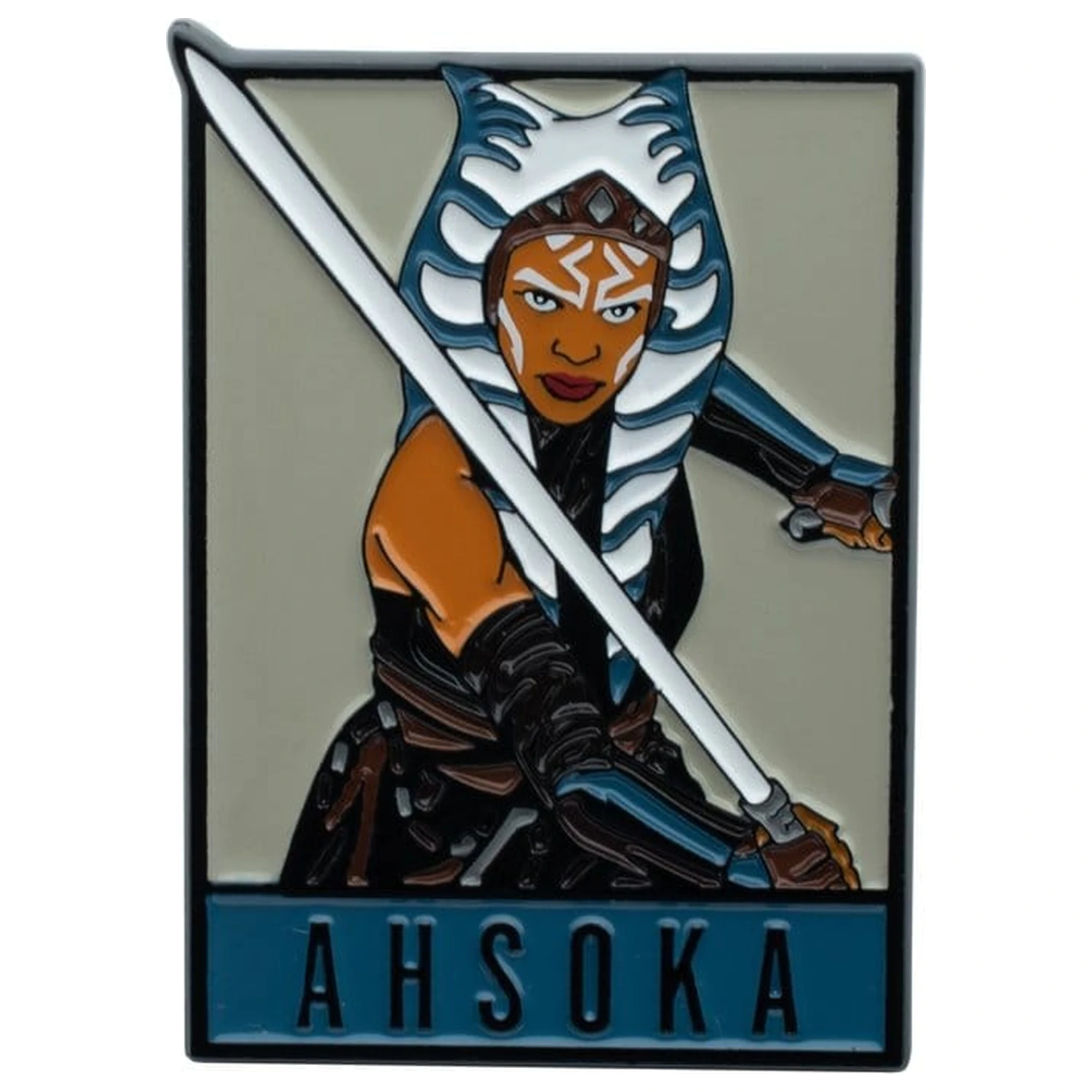 Star Wars: Ahsoka Tano pin značka na kartici fotografija proizvoda