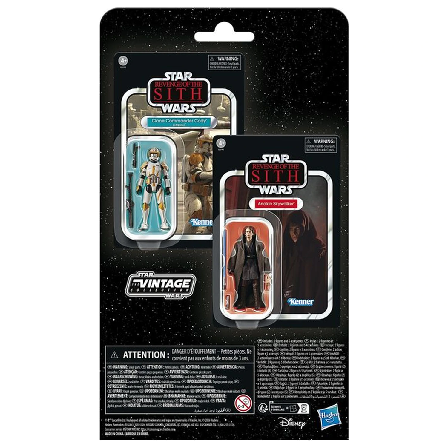 Star Wars Anakin Skywalker & Clone Commander Cody Utapau paket figura 9.5cm fotografija proizvoda