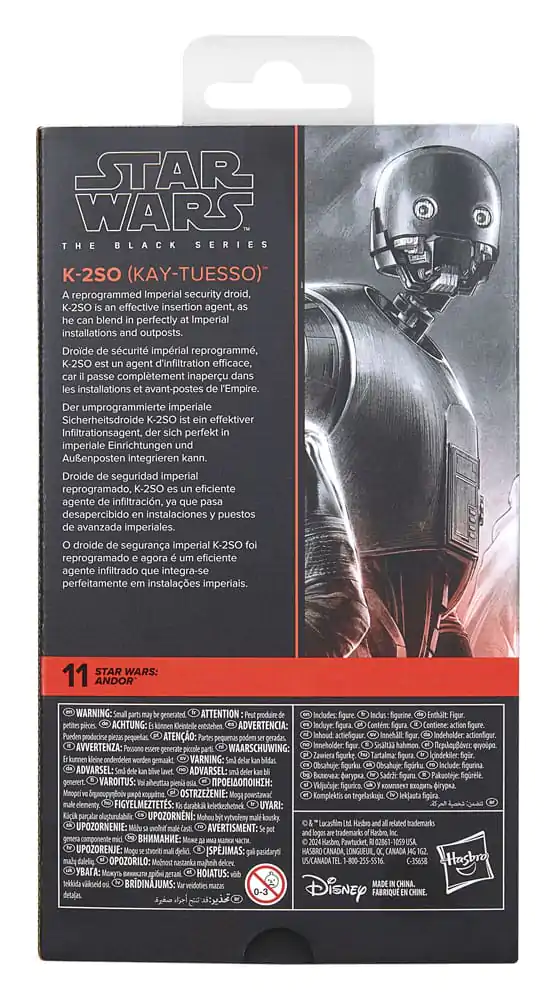 Star Wars: Andor Black Series akcijska figura K-2SO (Kay-Tuesso) 15 cm fotografija proizvoda