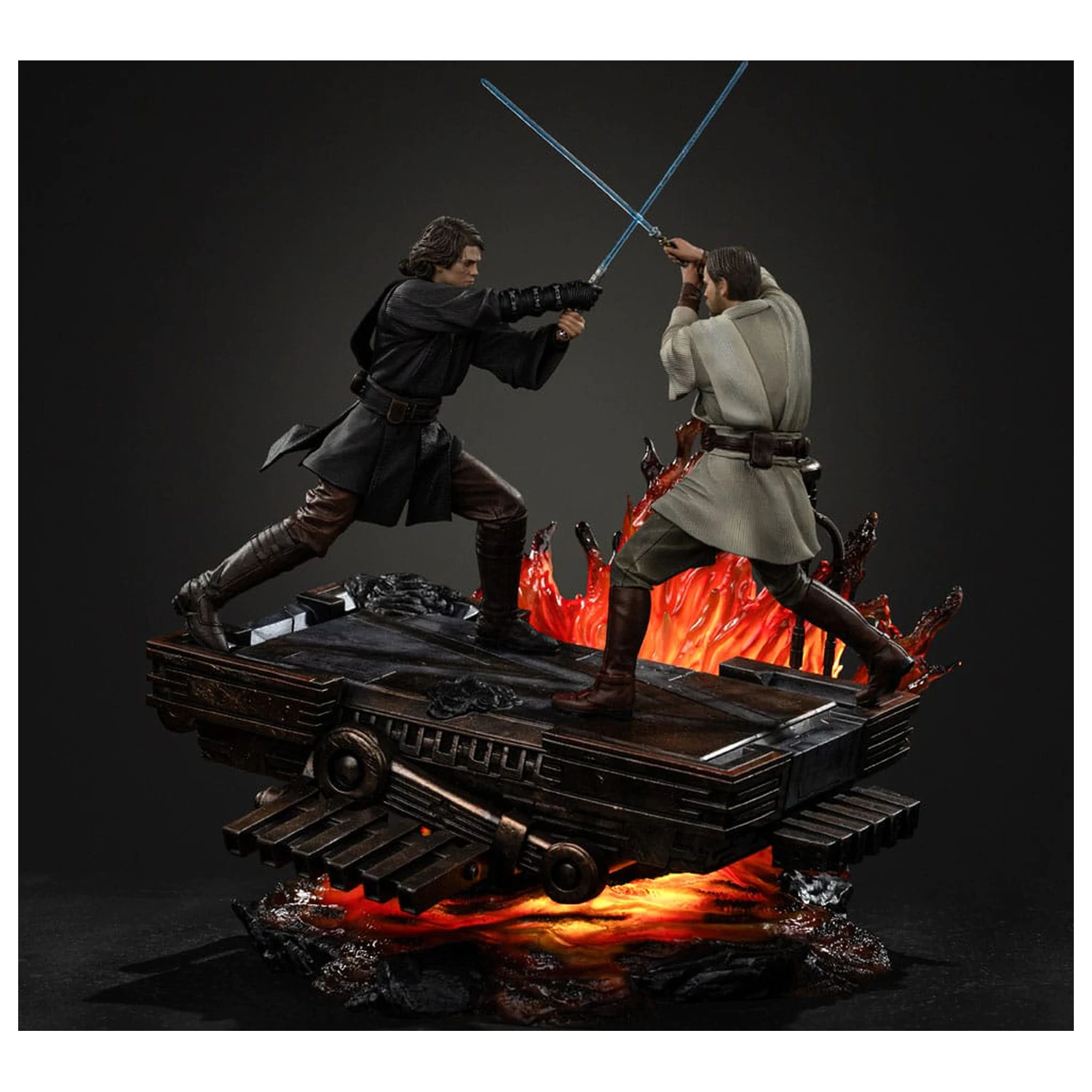 Star Wars Umjetnička Skala Statua 1/10 Anakin vs. Obi Wan 34 cm fotografija proizvoda