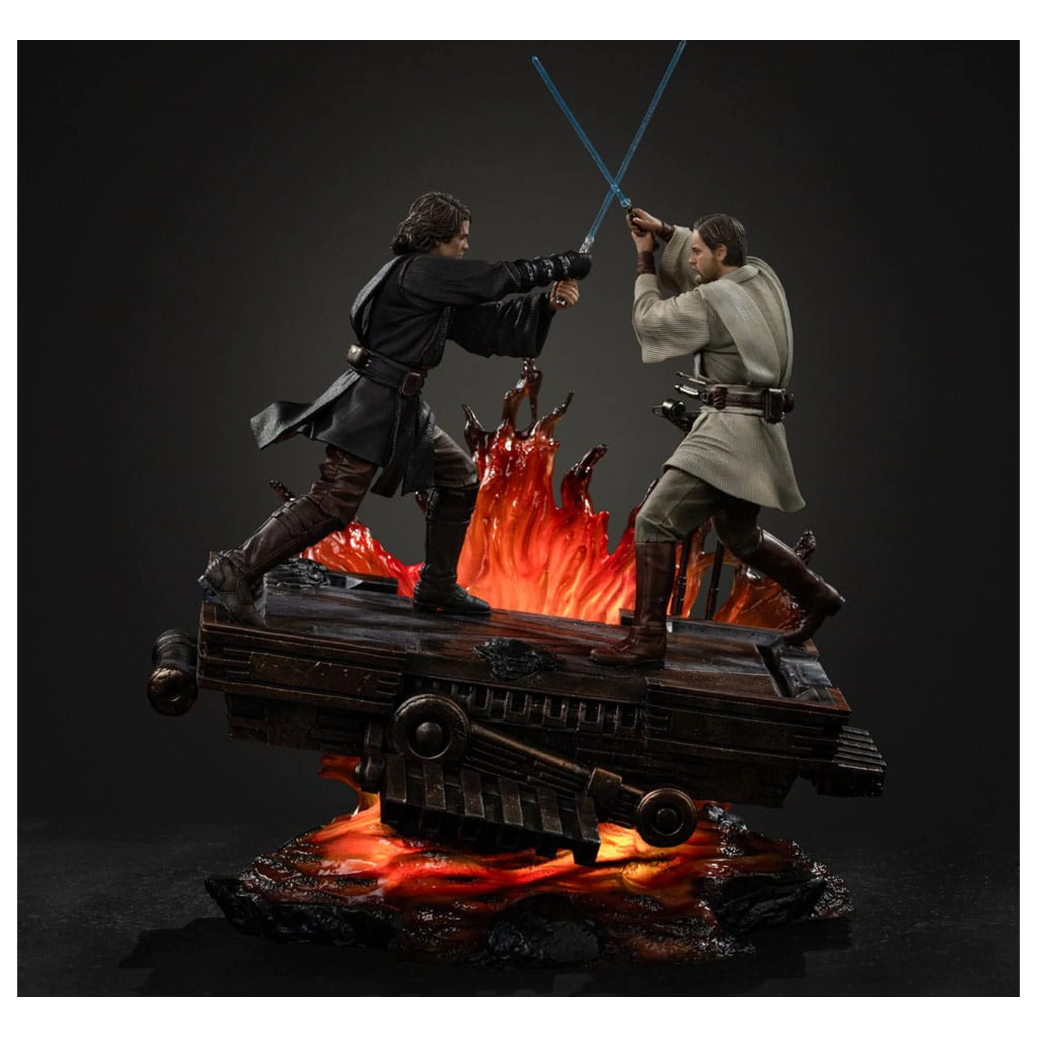Star Wars Umjetnička Skala Statua 1/10 Anakin vs. Obi Wan 34 cm fotografija proizvoda