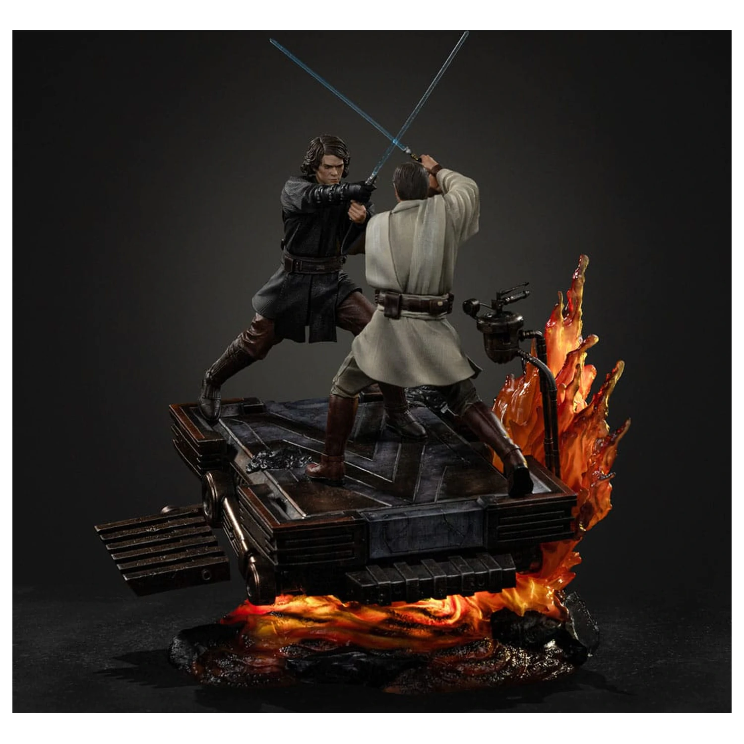 Star Wars Umjetnička Skala Statua 1/10 Anakin vs. Obi Wan 34 cm fotografija proizvoda