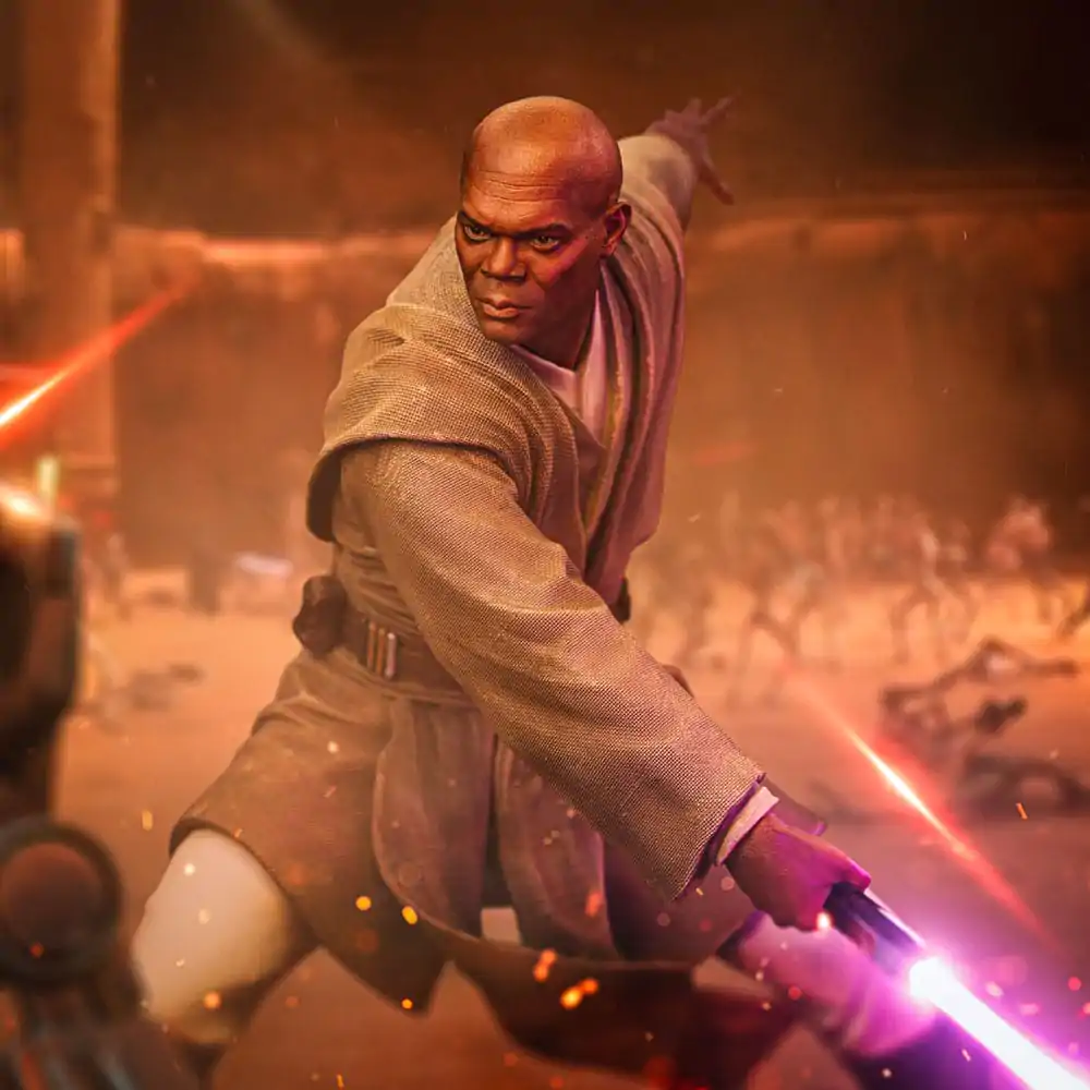 Star Wars umjetnička figurica razmjera 1/10 Mace Windu 18 cm fotografija proizvoda