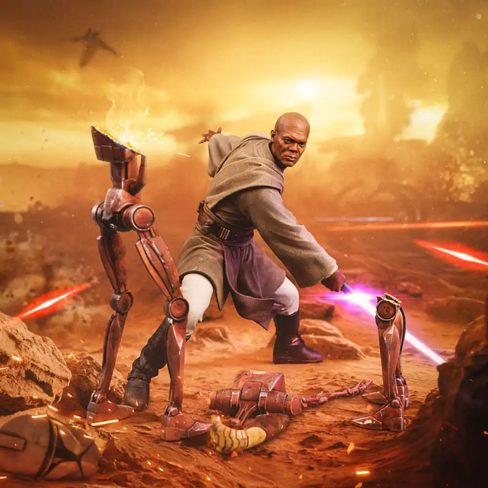Star Wars umjetnička figurica razmjera 1/10 Mace Windu 18 cm fotografija proizvoda