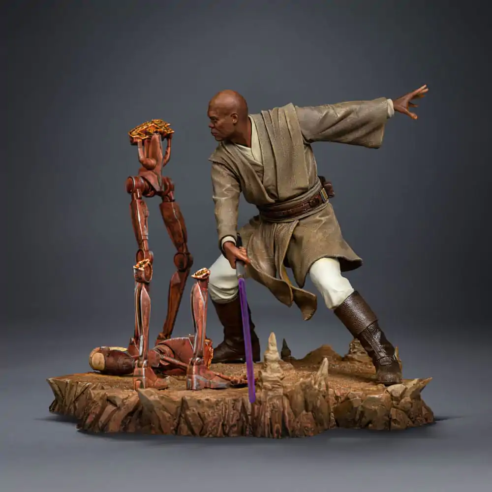 Star Wars umjetnička figurica razmjera 1/10 Mace Windu 18 cm fotografija proizvoda