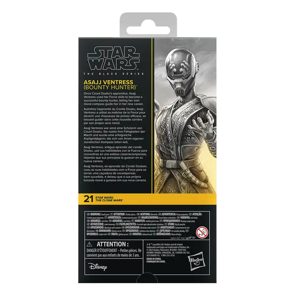 Star Wars: Attack of the Clones Asajj Ventress Bounty Hunter figura 15cm fotografija proizvoda