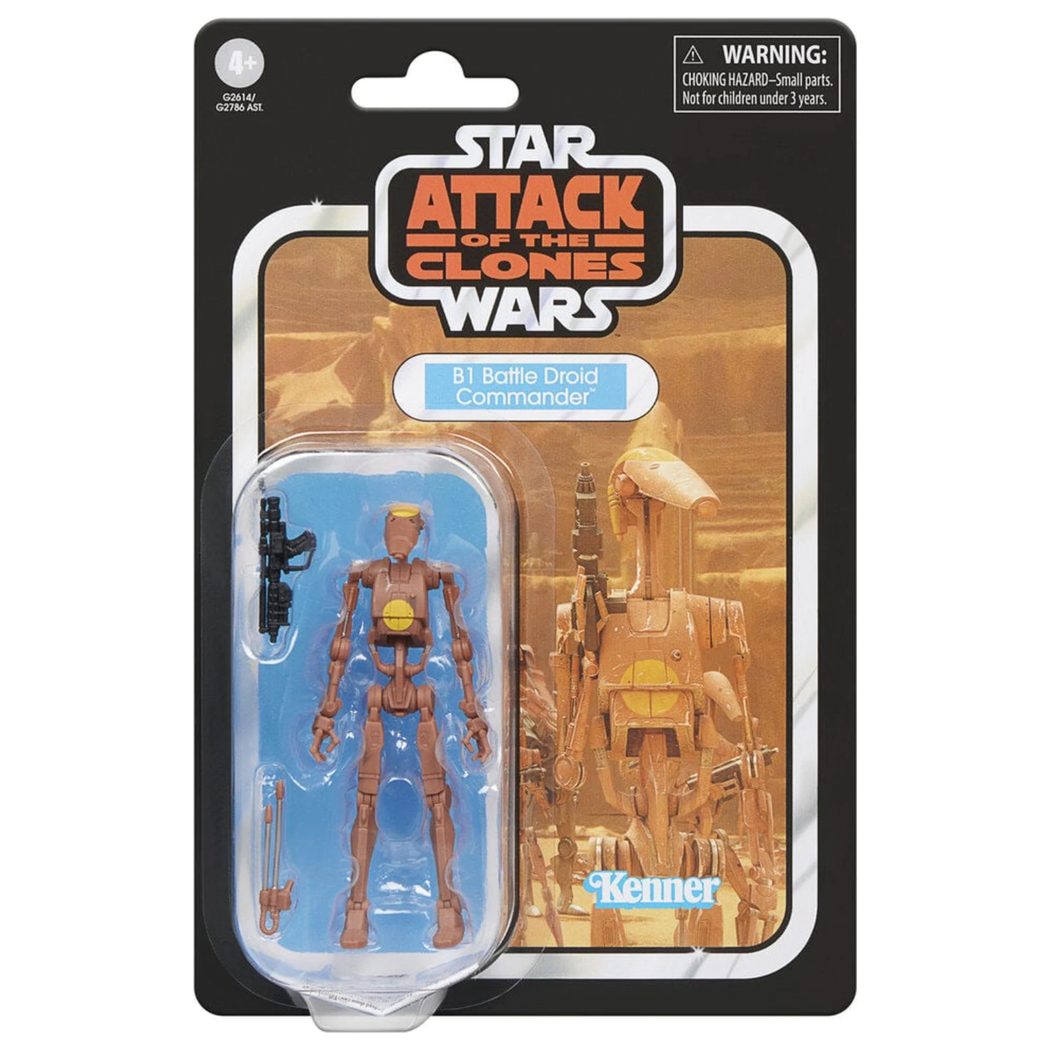 Star Wars Attack of the Clones B1 Battle Droid Commander figura 9,5 cm fotografija proizvoda