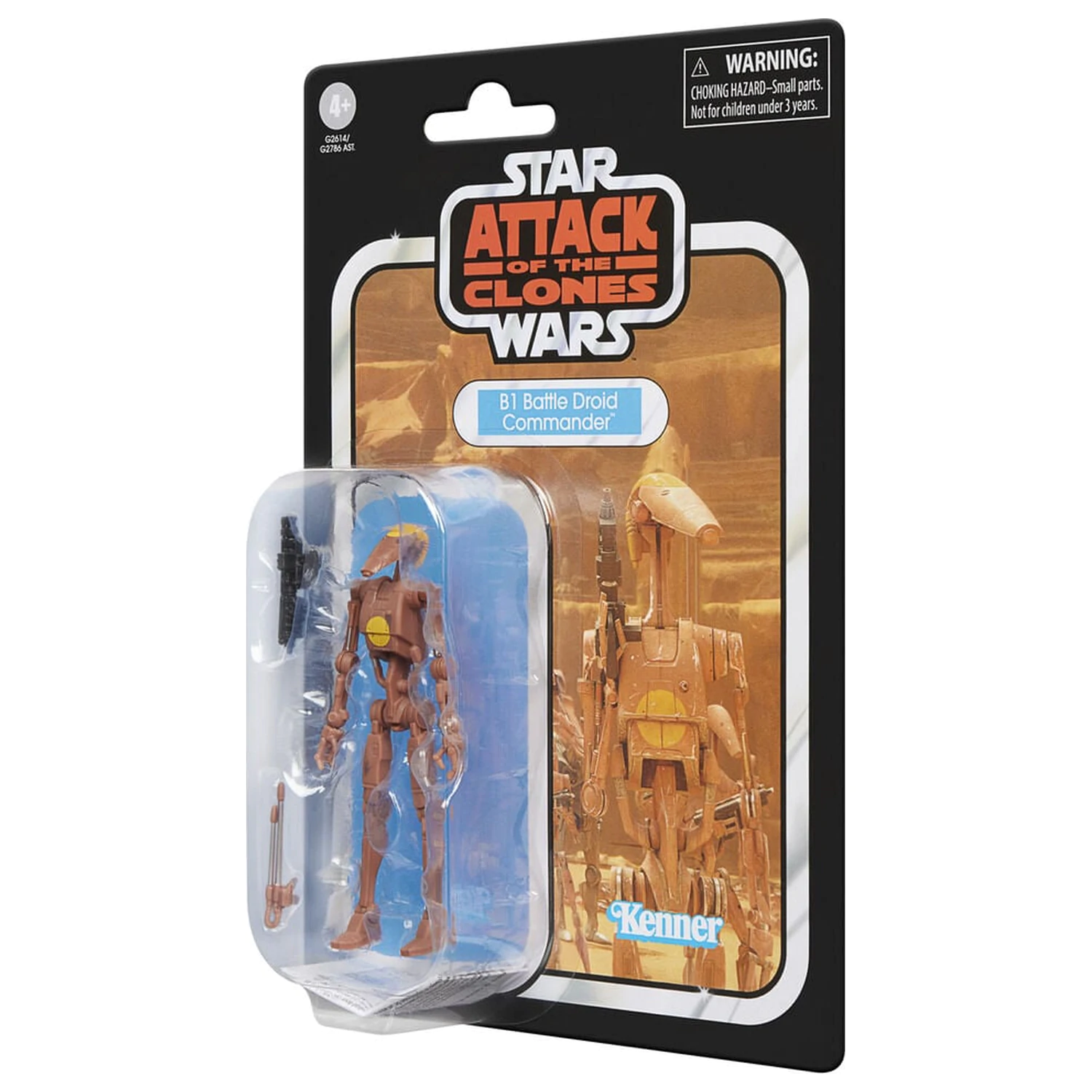 Star Wars Attack of the Clones B1 Battle Droid Commander figura 9,5 cm fotografija proizvoda