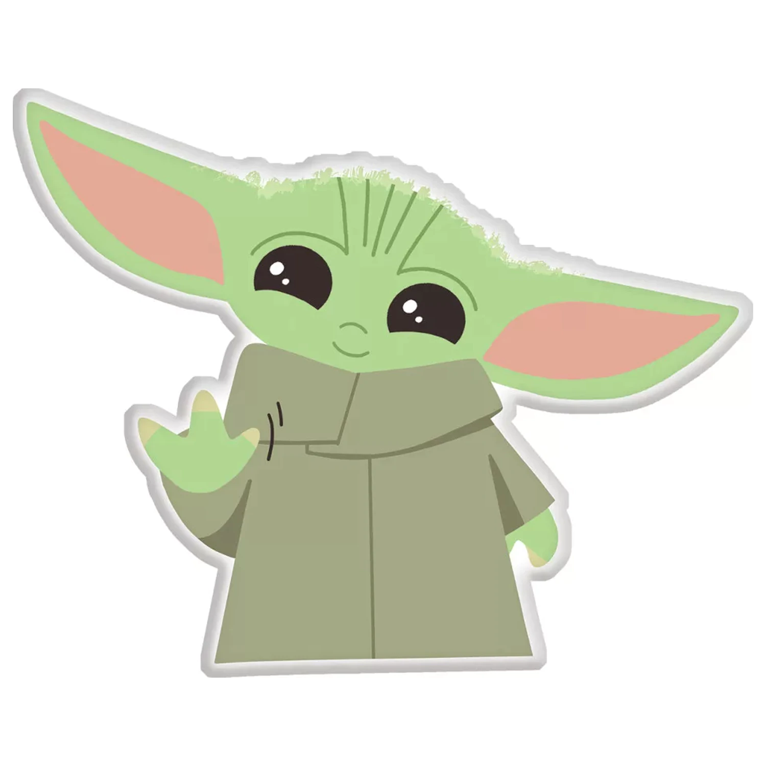 Star Wars Grogu dekorativni jastuk u obliku lika fotografija proizvoda