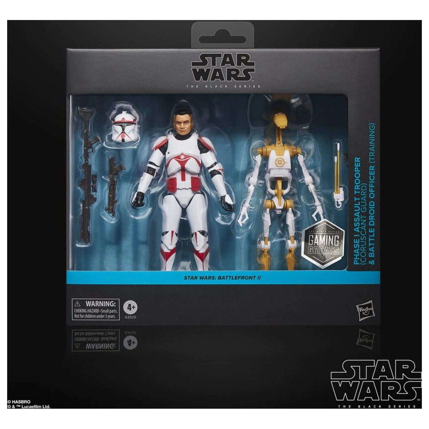 Star Wars: Battlefront II Black Series set od 2 akcijske figure Phase I Assault Trooper i Battle Droid Officer 15 cm fotografija proizvoda