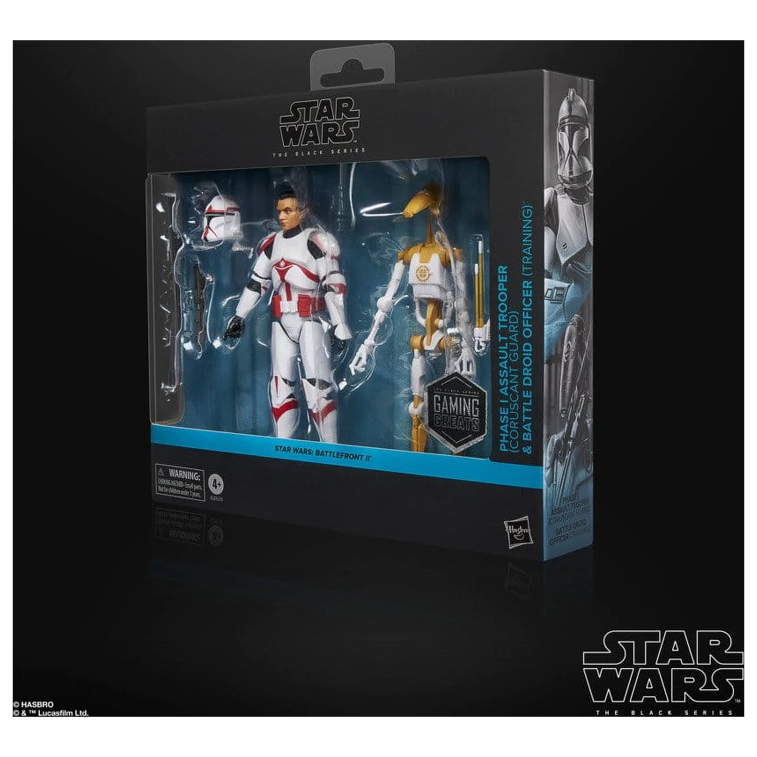 Star Wars: Battlefront II Black Series set od 2 akcijske figure Phase I Assault Trooper i Battle Droid Officer 15 cm fotografija proizvoda