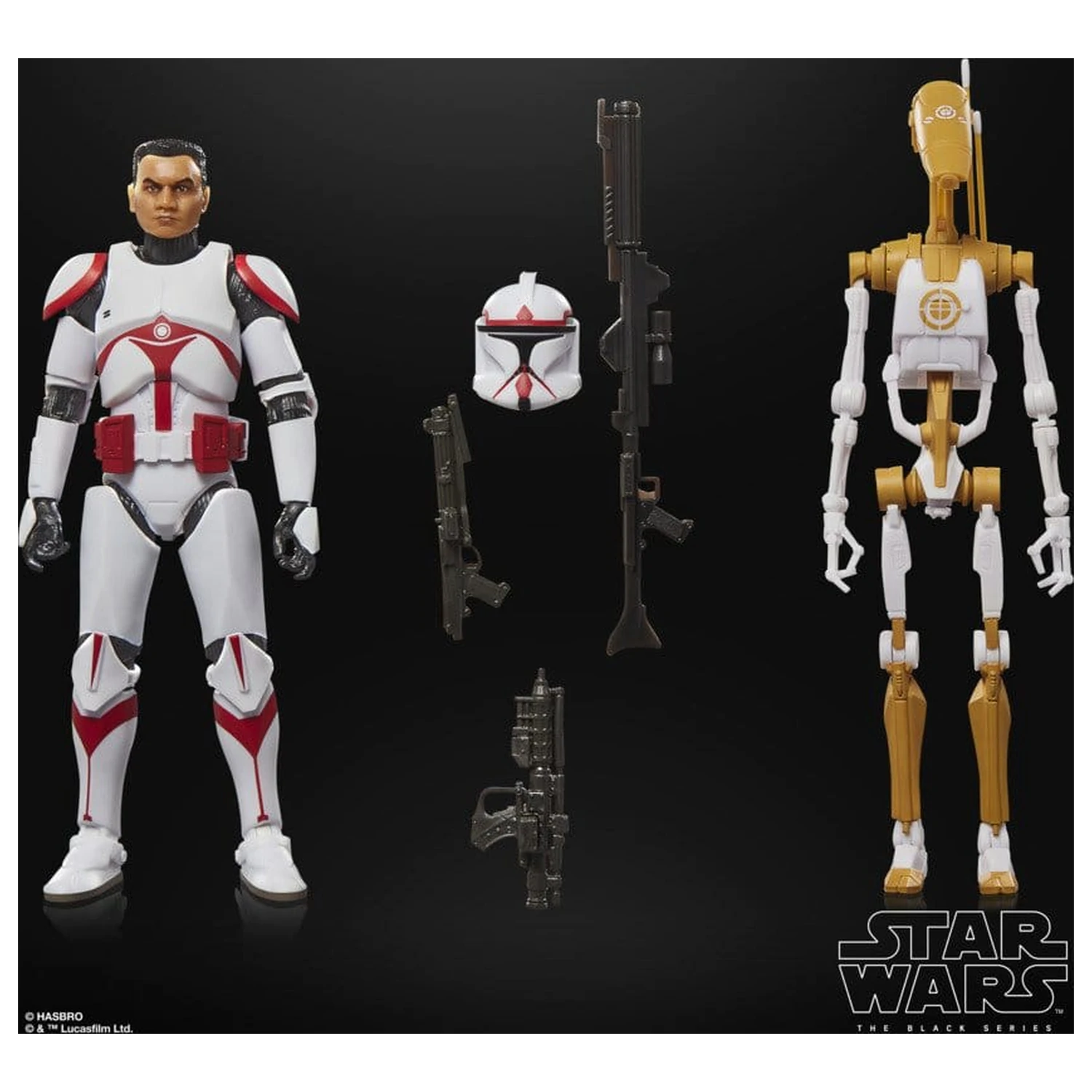 Star Wars: Battlefront II Black Series set od 2 akcijske figure Phase I Assault Trooper i Battle Droid Officer 15 cm fotografija proizvoda