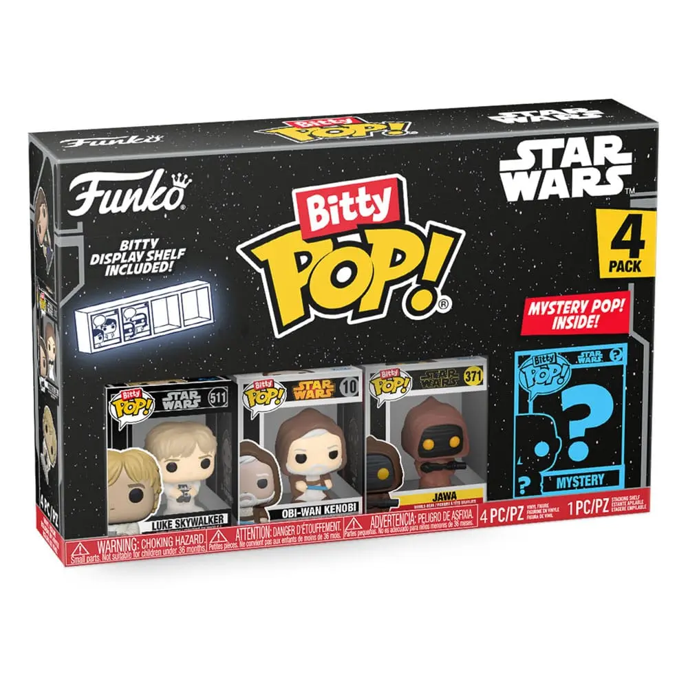 Star Wars Bitty POP! Vinilna Figura Set od 4 Luke 2,5 cm fotografija proizvoda