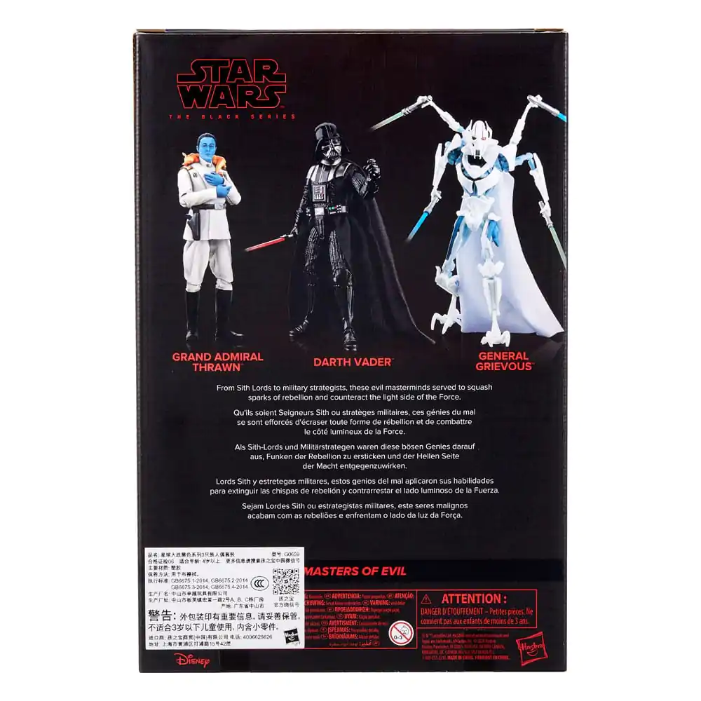 Star Wars Black Series Figura akcije 3-pak Masters of Evil 15 cm fotografija proizvoda