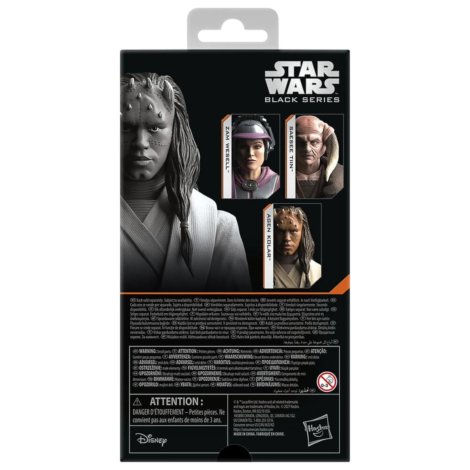 Star Wars Black Series Attack Of The Clones Agen Kolar figura 15 cm fotografija proizvoda