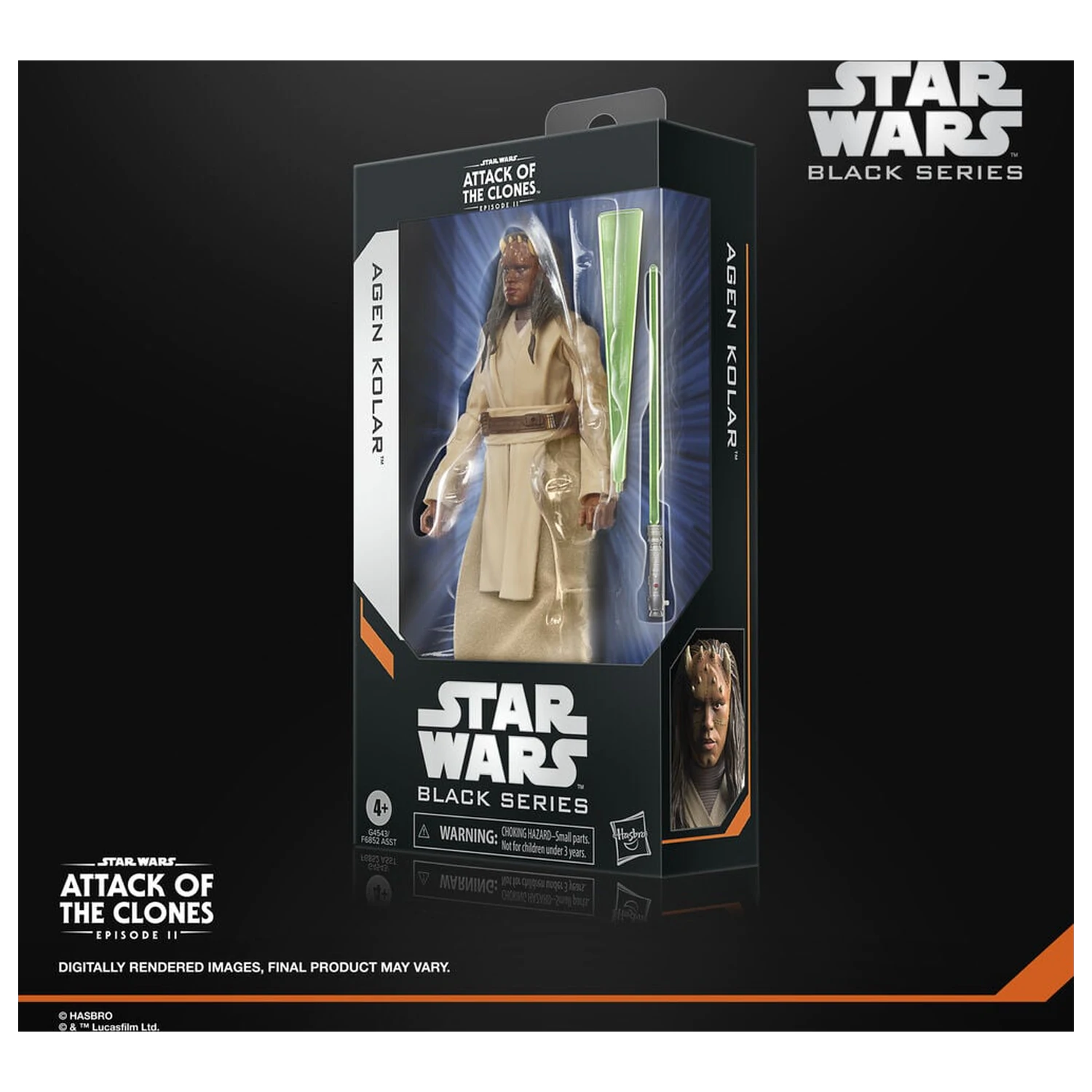 Star Wars Black Series Attack Of The Clones Agen Kolar figura 15 cm fotografija proizvoda
