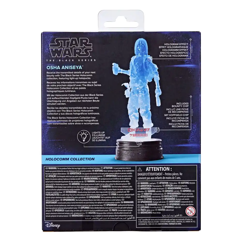 Star Wars Black Series Holocomm Collection akcijska figura Osha Aniseya 15 cm fotografija proizvoda