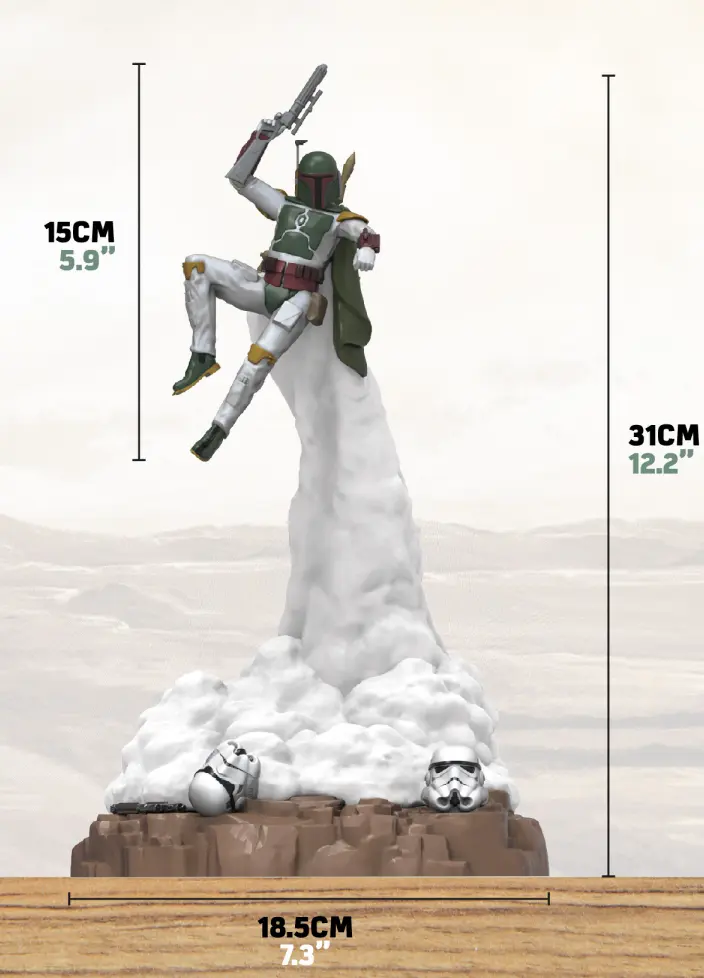 Star Wars: Boba Fett Diorama Svjetlo 31 cm fotografija proizvoda