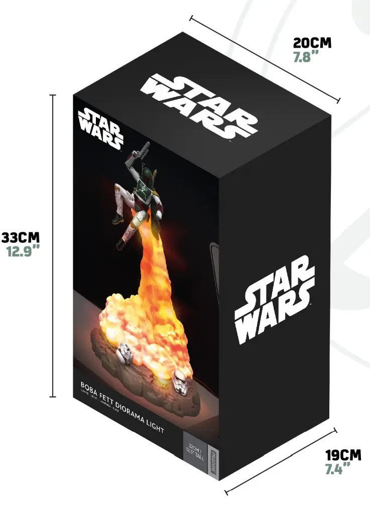 Star Wars: Boba Fett Diorama Svjetlo 31 cm fotografija proizvoda