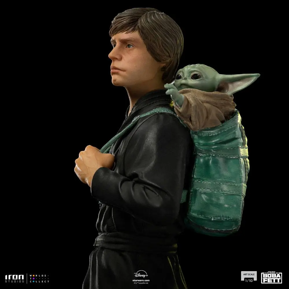 Star Wars Book of Boba Fett Art Scale kip 1/10 Luke Skywalker & Grogu Training 20 cm fotografija proizvoda