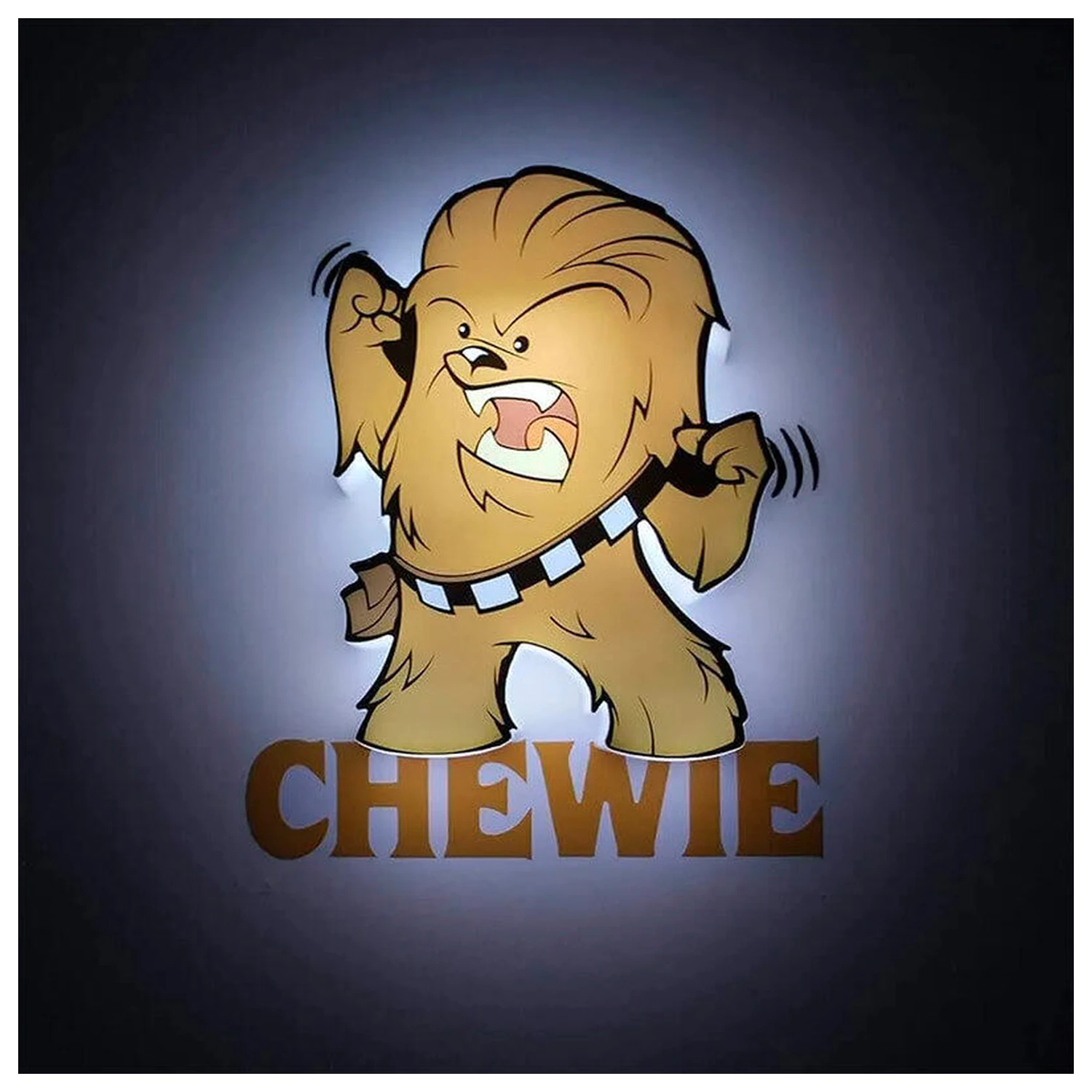 Star Wars Chewie 3D svjetlosna FX mini lampa fotografija proizvoda