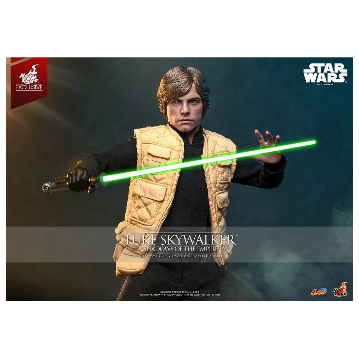 Star Wars Comic Masterpiece figura 1/6 Luke Skywalker (Shadows Of The Empire) (Hot Toys Exclusive) 28 cm fotografija proizvoda