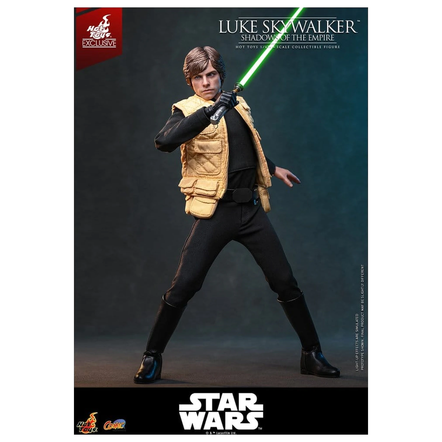 Star Wars Comic Masterpiece figura 1/6 Luke Skywalker (Shadows Of The Empire) (Hot Toys Exclusive) 28 cm fotografija proizvoda