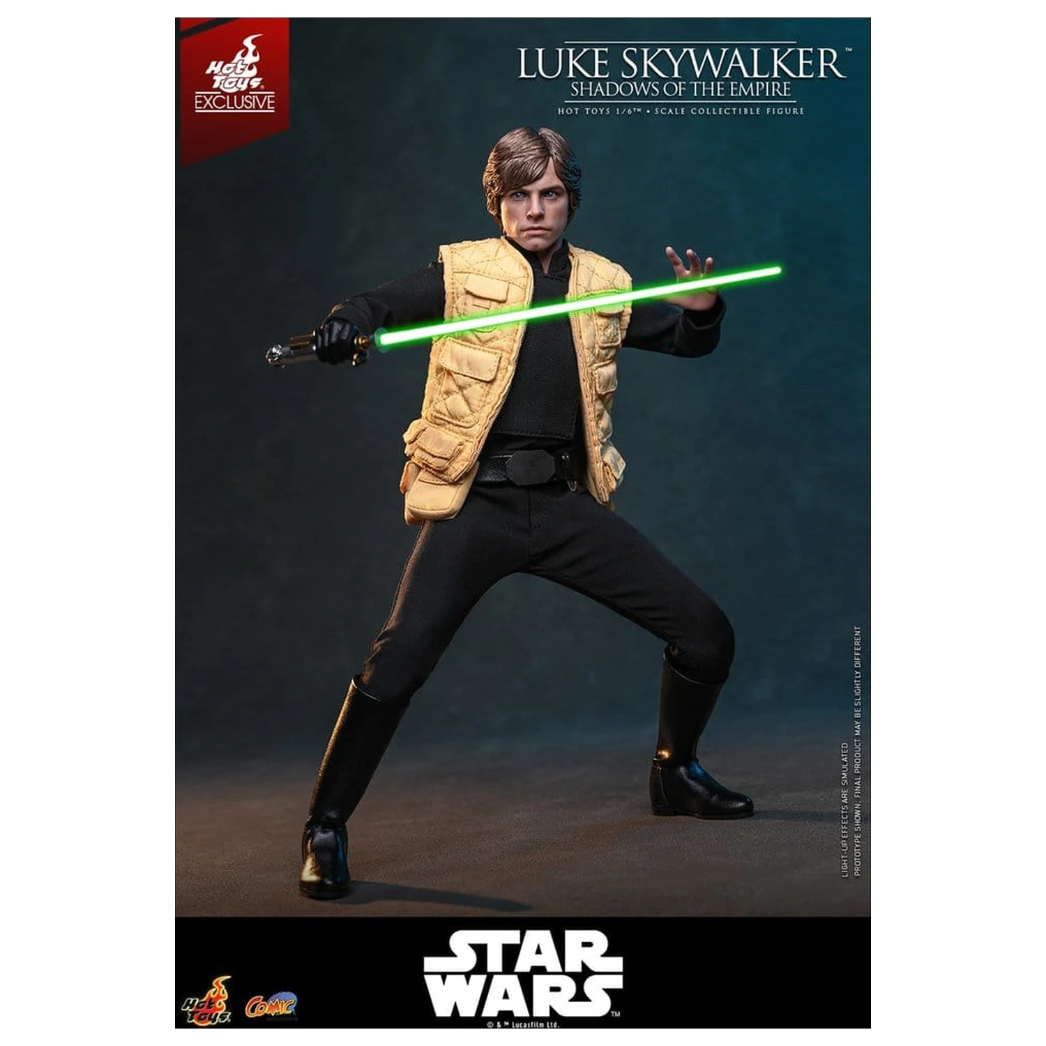 Star Wars Comic Masterpiece figura 1/6 Luke Skywalker (Shadows Of The Empire) (Hot Toys Exclusive) 28 cm fotografija proizvoda