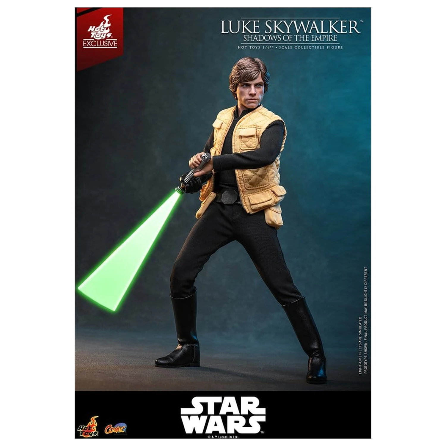Star Wars Comic Masterpiece figura 1/6 Luke Skywalker (Shadows Of The Empire) (Hot Toys Exclusive) 28 cm fotografija proizvoda