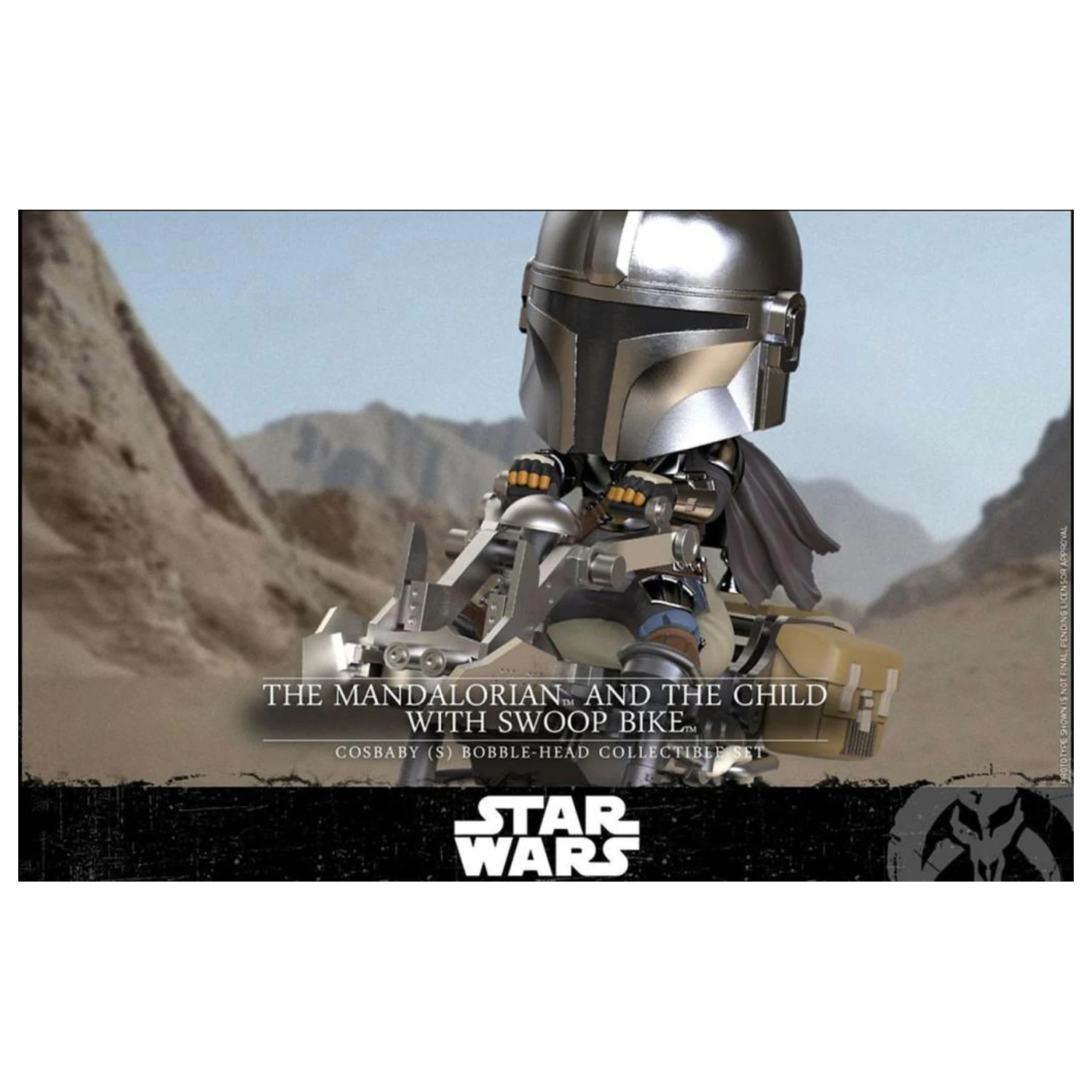 Star Wars Cosbaby Wave 1 The Mandalorian & The Child Swoop Bike fotografija proizvoda